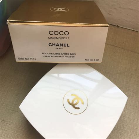 chanel perfumed body powder|Chanel mademoiselle body powder.